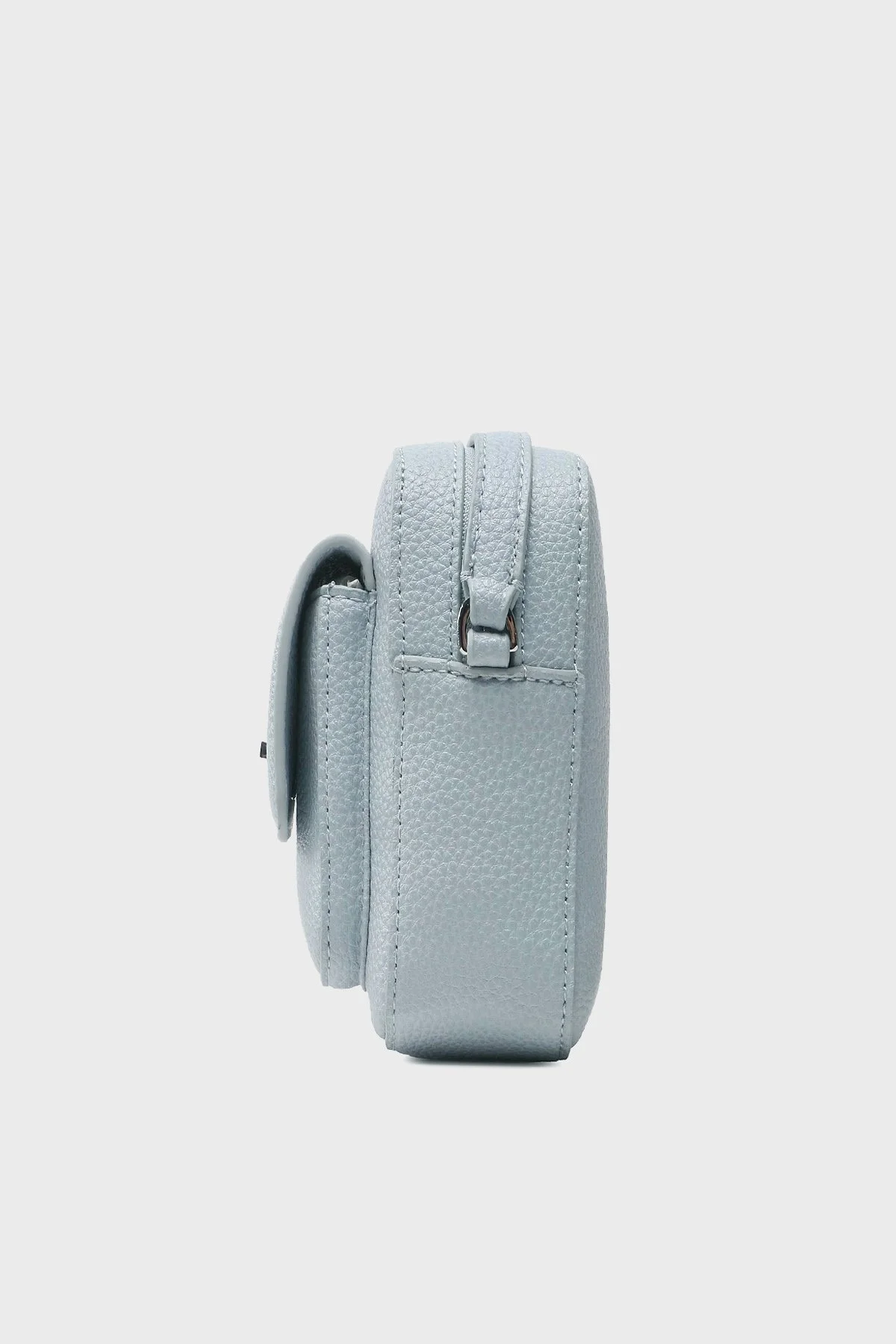 Calvin Klein Logolu Fermuarlı K60K609397DYI Bayan Çanta K60K609397 DYI AÇIK MAVİ - 4