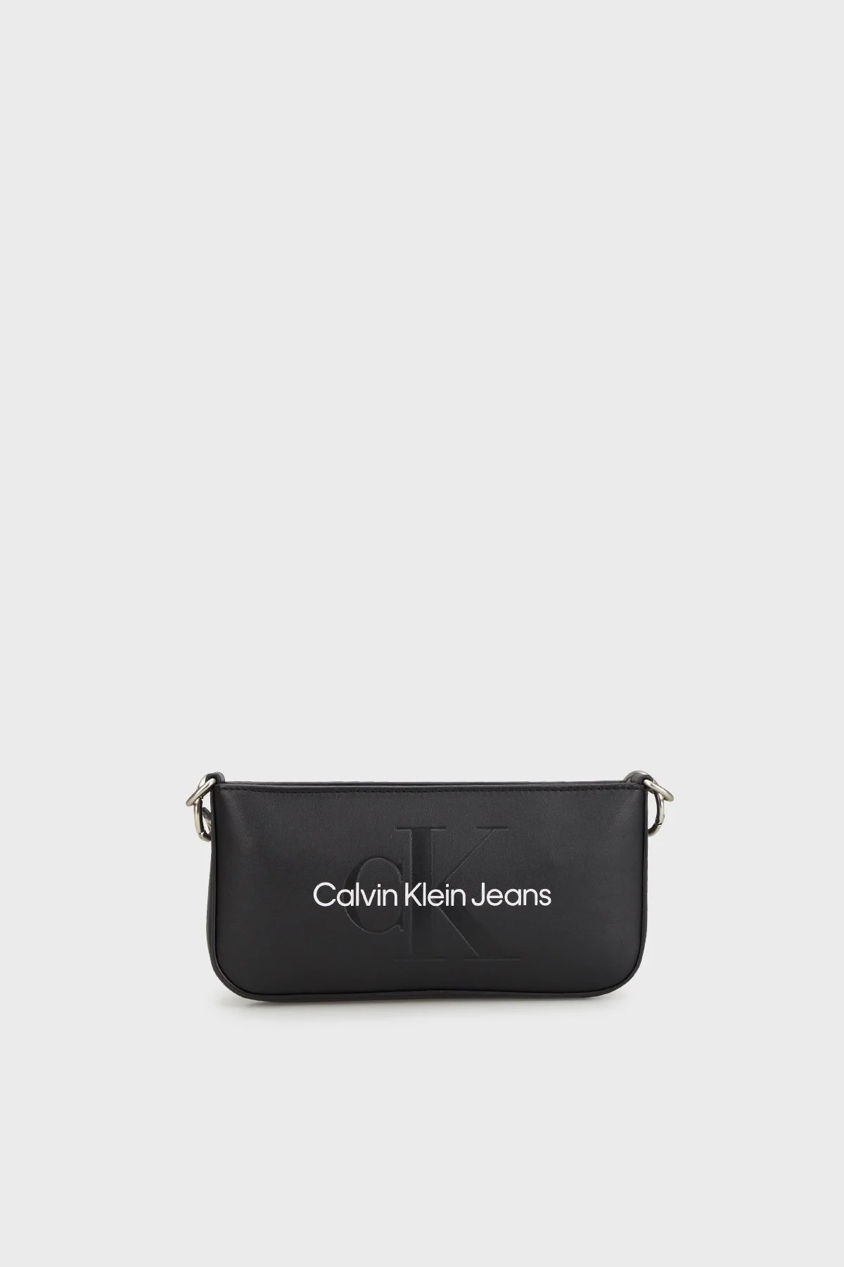 Calvin Klein Logolu Fermuarlı K60K6106790GQ Bayan Çanta K60K610679 0GQ SİYAH - 1