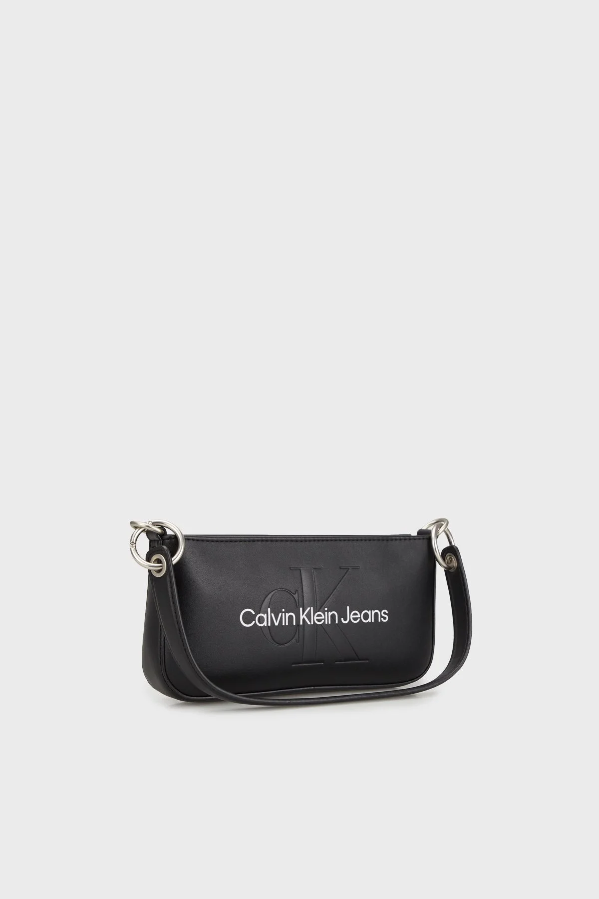 Calvin Klein Logolu Fermuarlı K60K6106790GQ Bayan Çanta K60K610679 0GQ SİYAH - 3