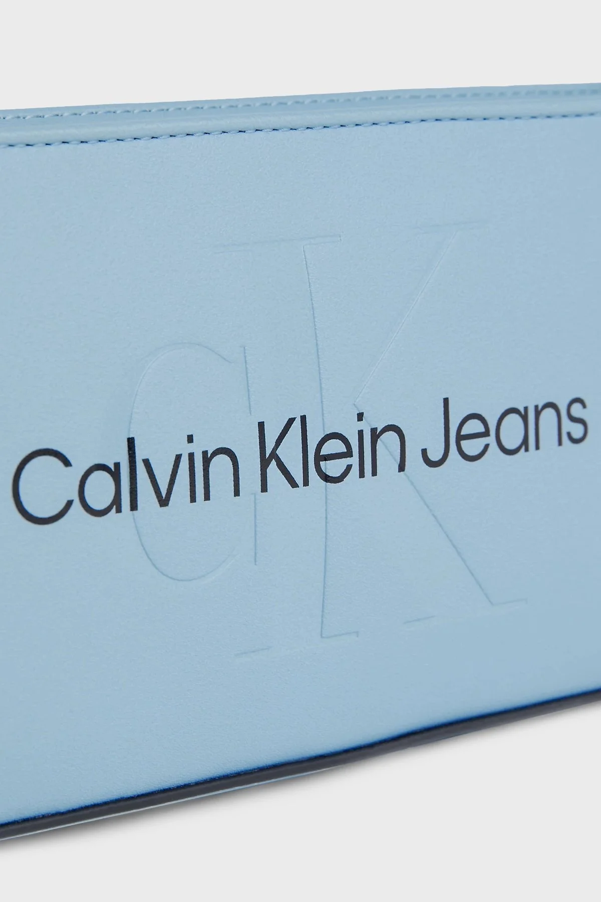 Calvin Klein Logolu Fermuarlı K60K610679CEZ Bayan Çanta K60K610679 CEZ MAVİ - 3