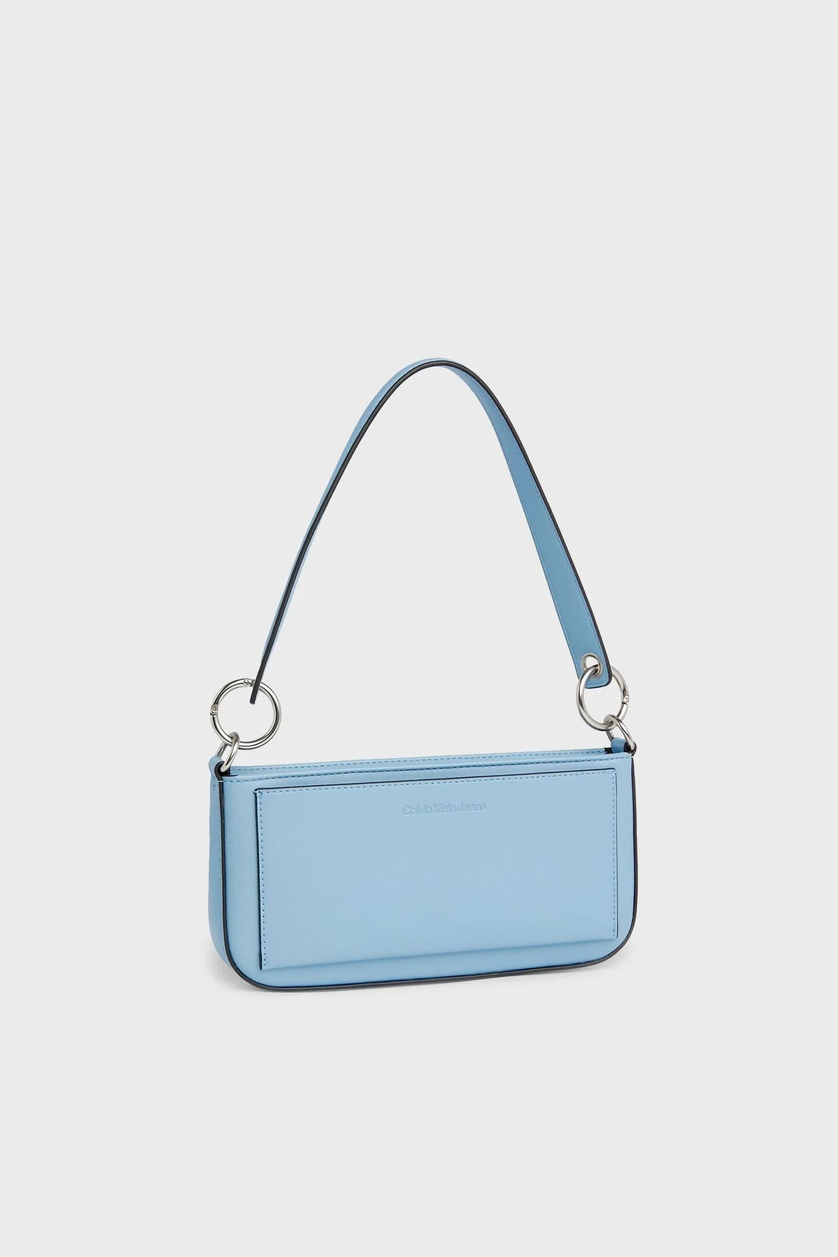Calvin Klein Logolu Fermuarlı K60K610679CEZ Bayan Çanta K60K610679 CEZ MAVİ - 5