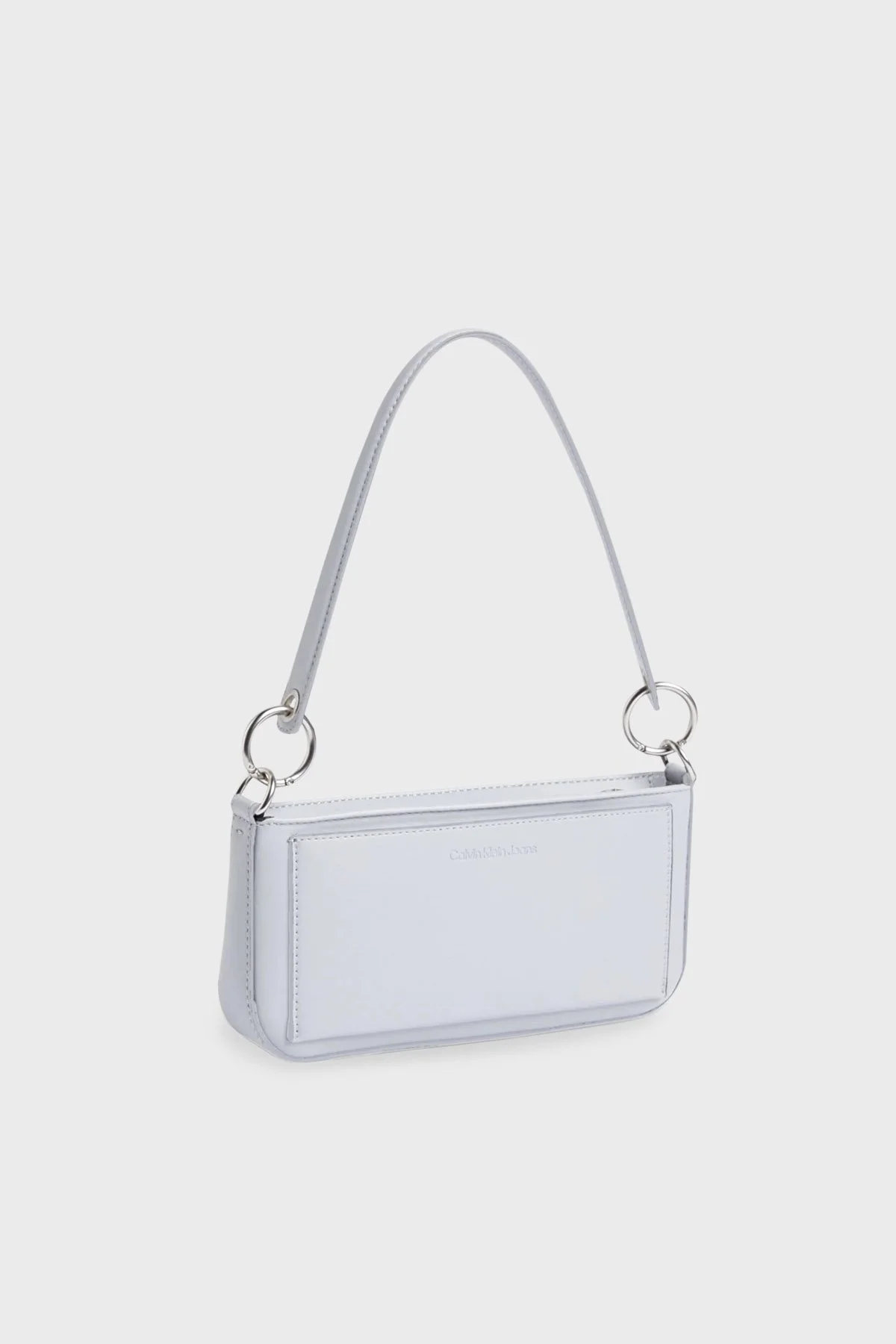 Calvin Klein Logolu Fermuarlı K60K610679CI1 Bayan Çanta K60K610679 CI1 GRİ - 2