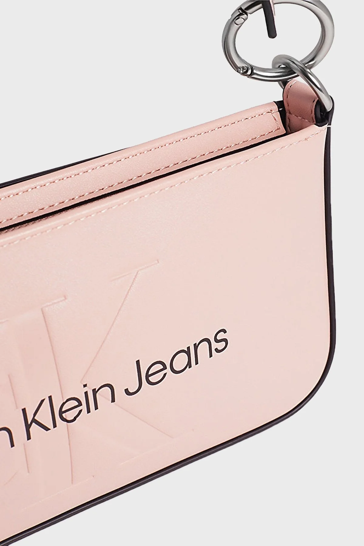 Calvin Klein Logolu Fermuarlı K60K610679TFT Bayan Çanta K60K610679 TFT PUDRA - 6