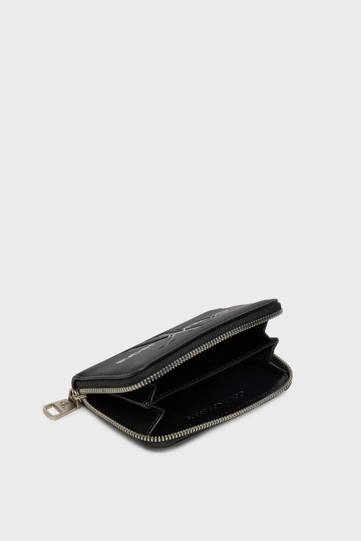 Calvin Klein Logolu Fermuarlı K60K6122550GQ Bayan Cüzdan K60K612255 0GQ SİYAH - 3
