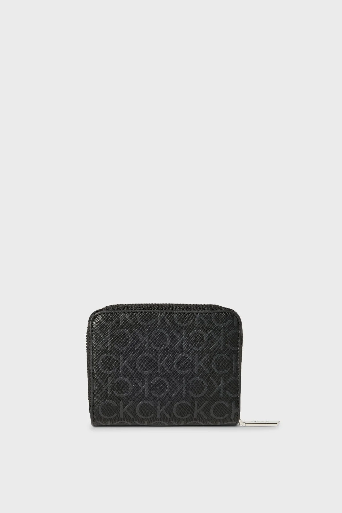 Calvin Klein Logolu Fermuarlı K60K6124330GM Bayan Cüzdan K60K612433 0GM SİYAH - 2