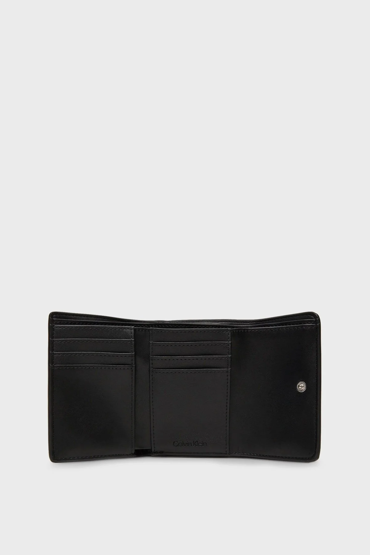 Calvin Klein Logolu Fermuarlı K60K6126840GM Bayan Cüzdan K60K612684 0GM SİYAH - 3