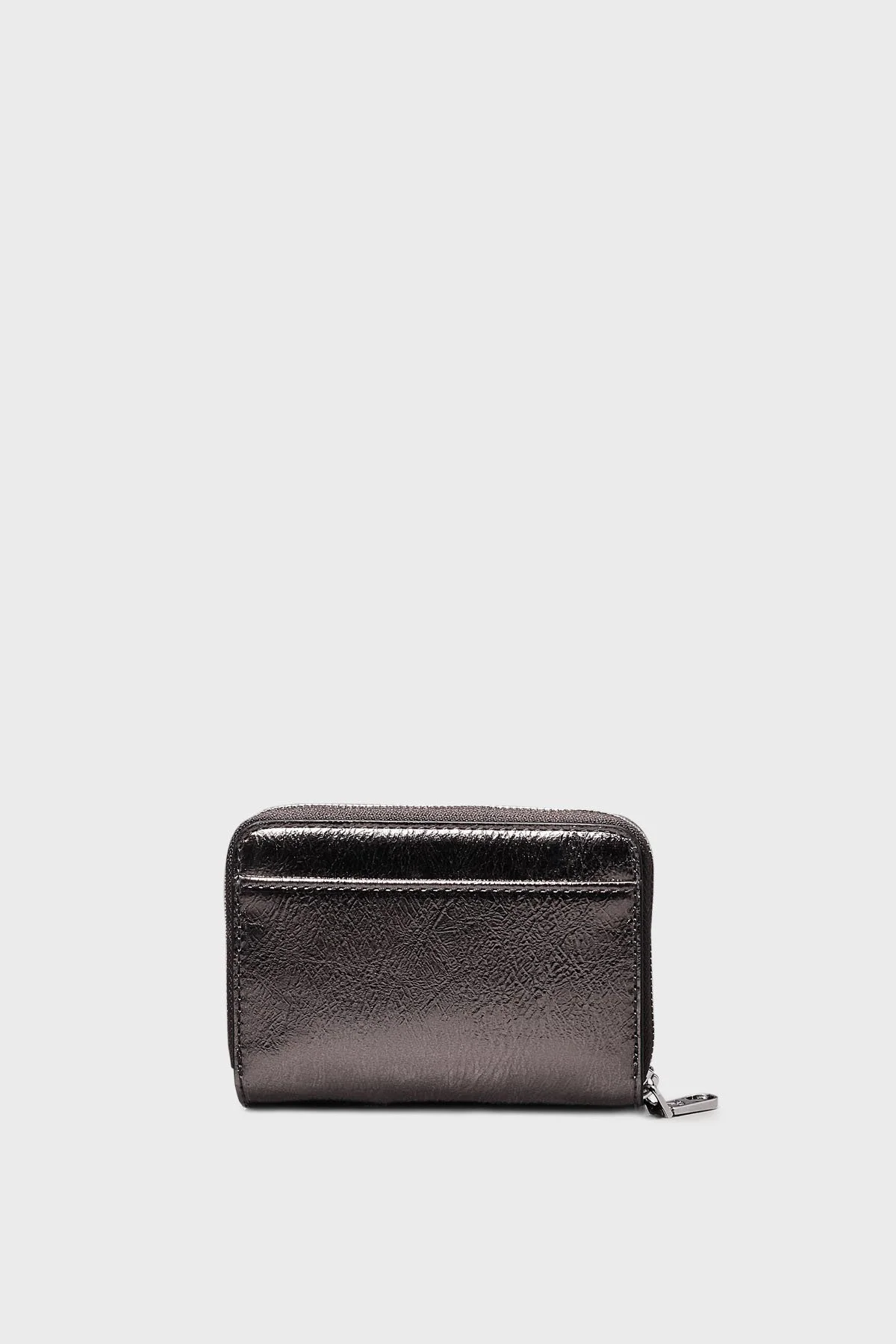Calvin Klein Logolu Fermuarlı K60K612745ADA Bayan Cüzdan K60K612745 ADA METAL - 2