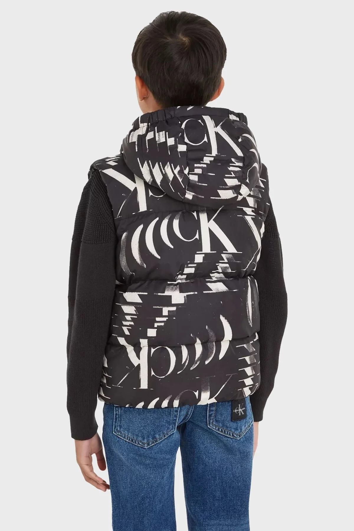 Calvin Klein Çocuk Yelek IB0IB01724 0GK SİYAH - 2