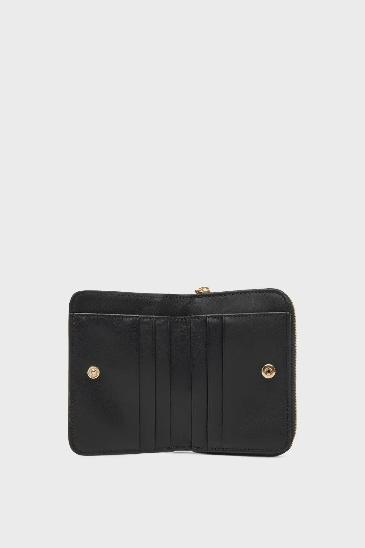 Calvin Klein Logolu Fermuarlı LV04F1064GUB1 Bayan Cüzdan LV04F1064G UB1 SİYAH - 3