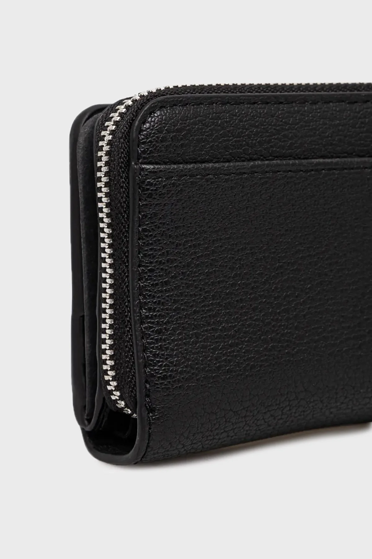 Calvin Klein Logolu Fermuarlı LV04K1009GUB1 Bayan Cüzdan LV04K1009G UB1 SİYAH - 6