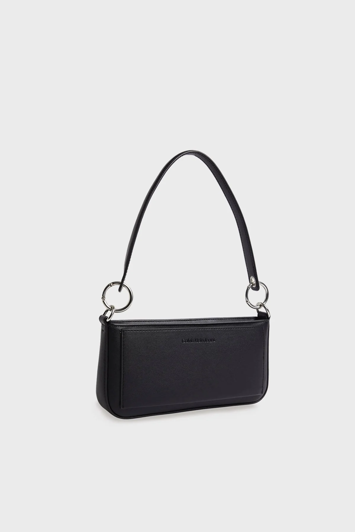 Calvin Klein Logolu Fermuarlı Mini K60K6106790GL Bayan Çanta K60K610679 0GL SİYAH - 2