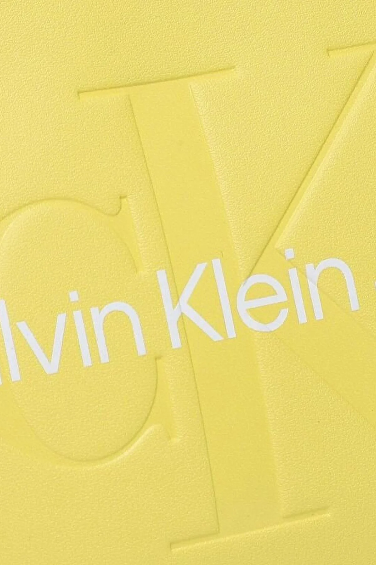 Calvin Klein Logolu Fermuarlı Mini K60K610679LAE Bayan Çanta K60K610679 LAE SARI - 3