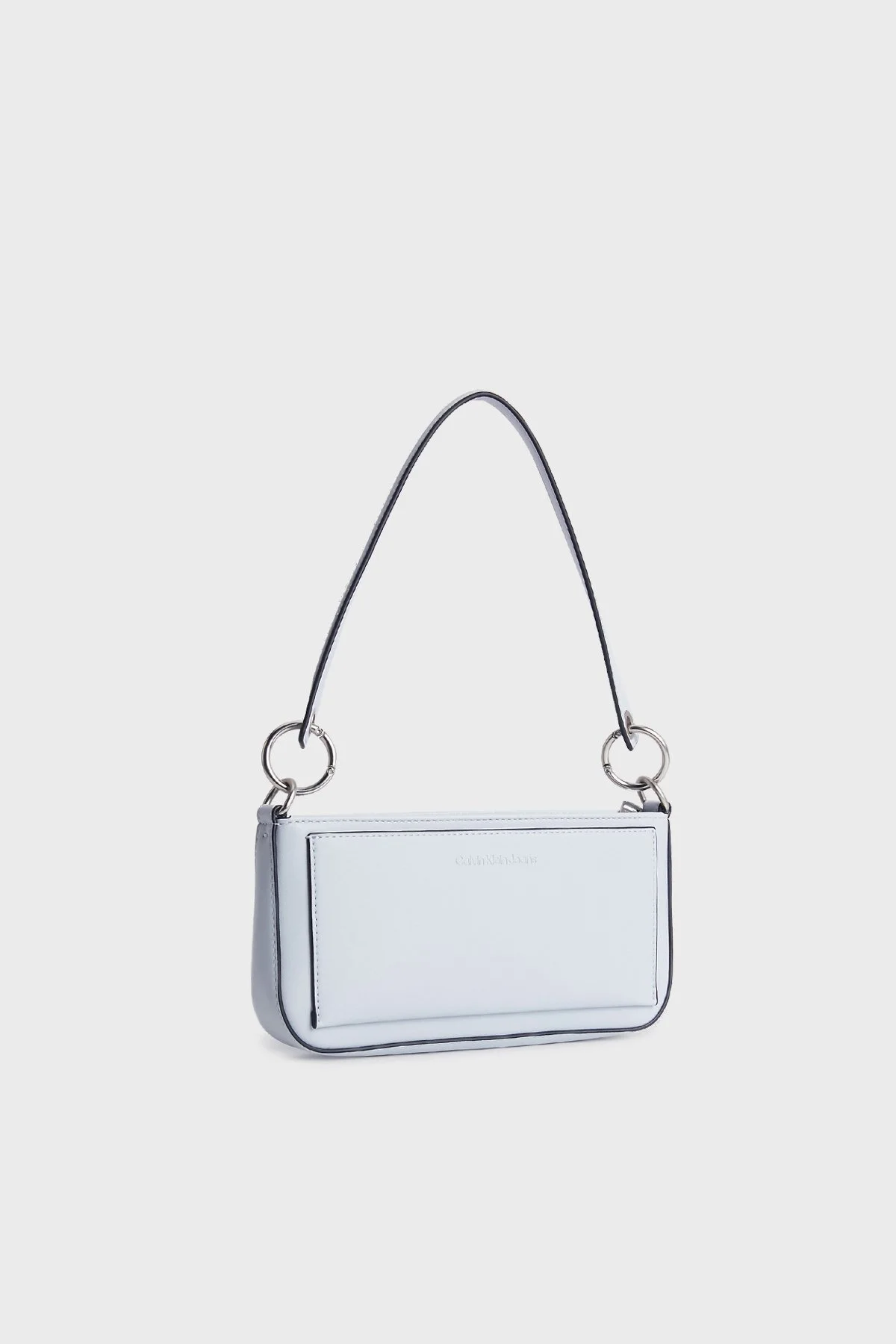 Calvin Klein Logolu Fermuarlı Mini K60K610679PNZ Bayan Çanta K60K610679 PNZ AÇIK MAVİ - 4