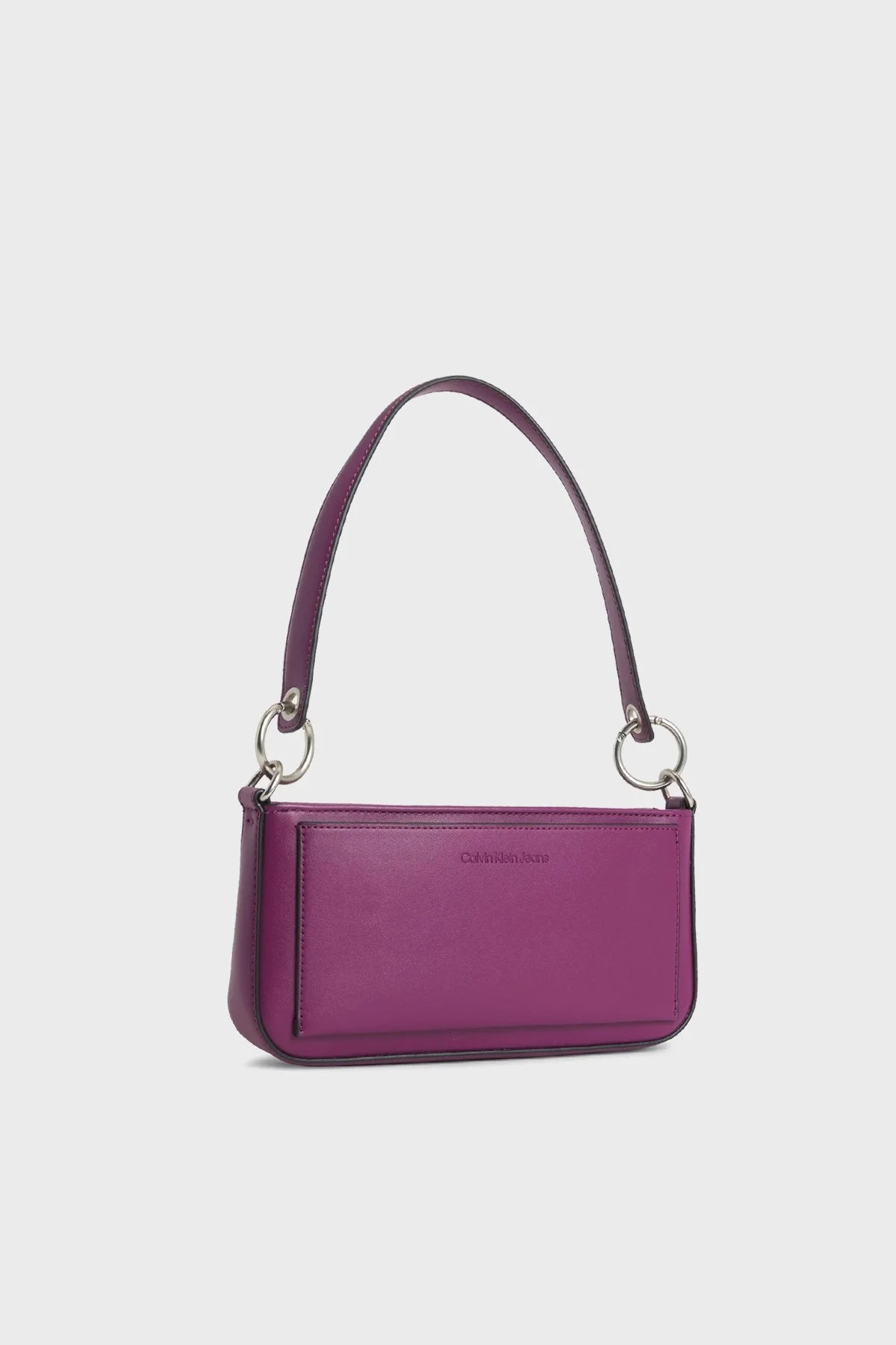 Calvin Klein Logolu Fermuarlı Mini K60K610679VAC Bayan Çanta K60K610679 VAC MOR - 2