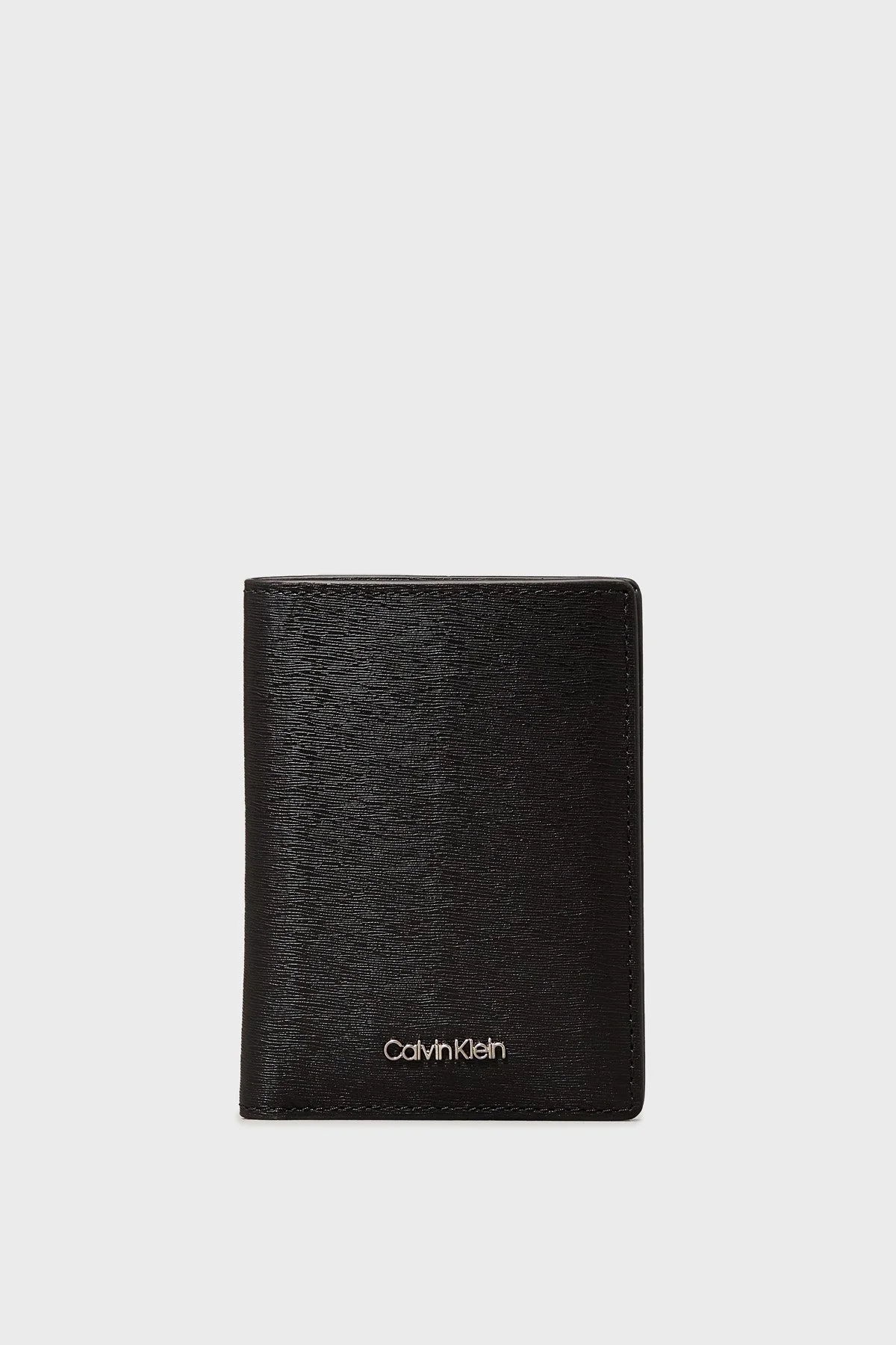 Calvin Klein Logolu Hakiki Deri K50K512859BEH Erkek Cüzdan K50K512859 BEH SİYAH - 5