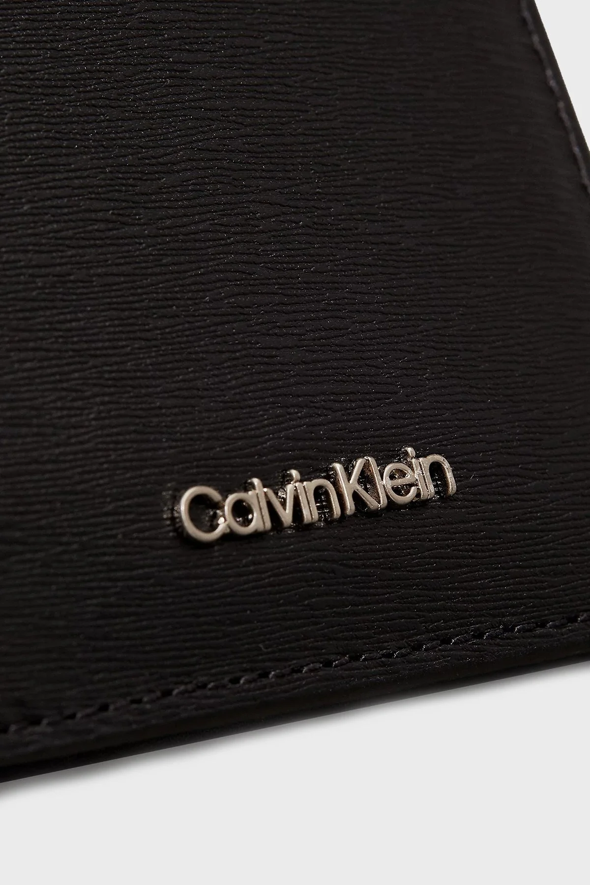 Calvin Klein Logolu Hakiki Deri K50K512859BEH Erkek Cüzdan K50K512859 BEH SİYAH - 8