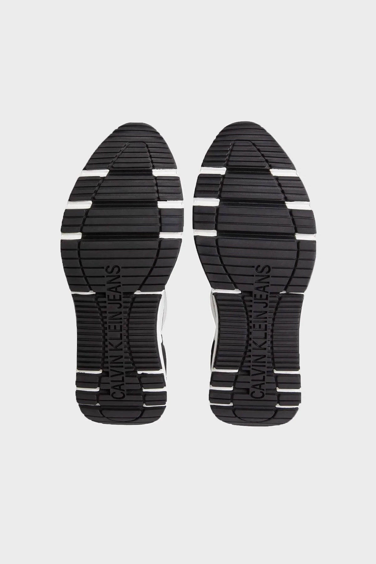 Calvin Klein Logolu Hakiki Deri Sneaker Erkek Ayakkabı YM0YM00588 0K4 BEYAZ - 5