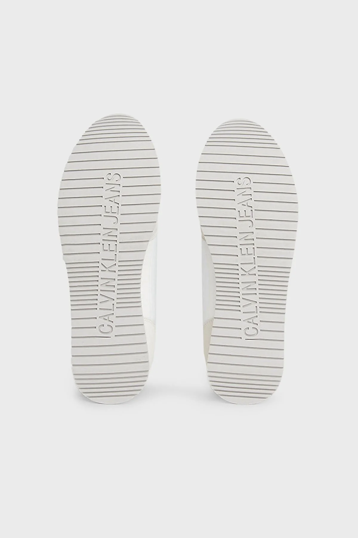 Calvin Klein Logolu Hakiki Deri Sneaker YM0YM005530K4 Erkek Ayakkabı YM0YM00553 0K4 BEYAZ - 15