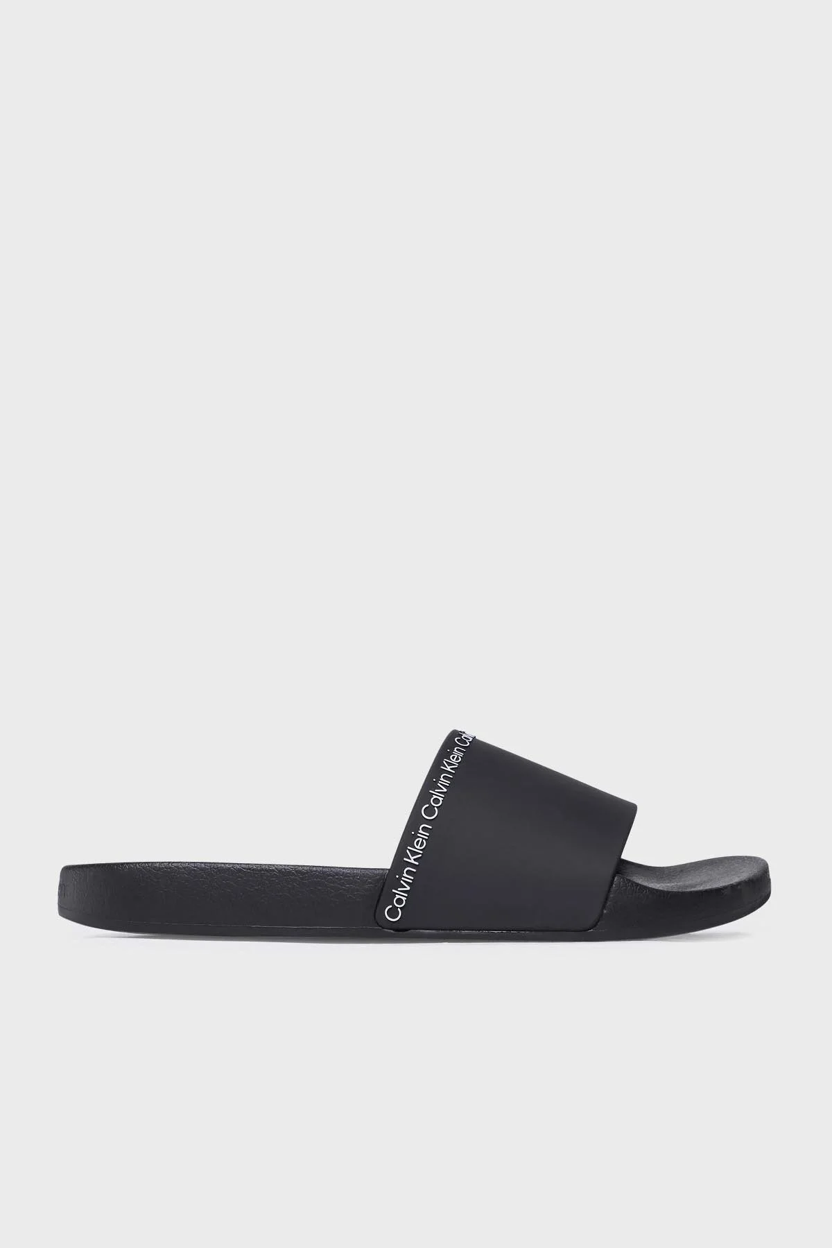 Calvin Klein Logolu HM0HM00981BEH Erkek Terlik HM0HM00981 BEH SİYAH - 1