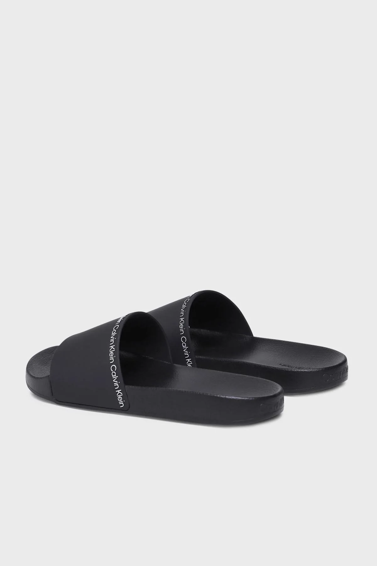 Calvin Klein Logolu HM0HM00981BEH Erkek Terlik HM0HM00981 BEH SİYAH - 3