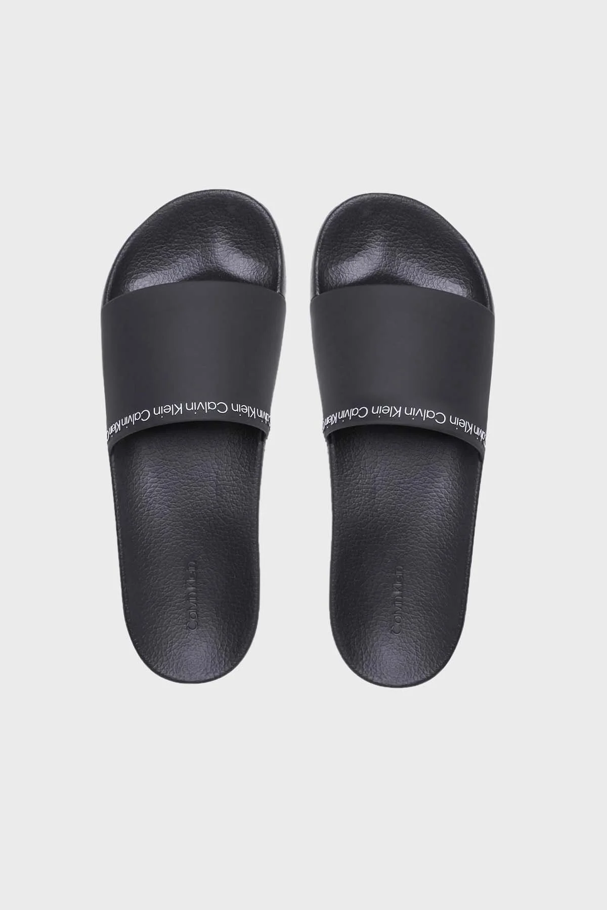 Calvin Klein Logolu HM0HM00981BEH Erkek Terlik HM0HM00981 BEH SİYAH - 5