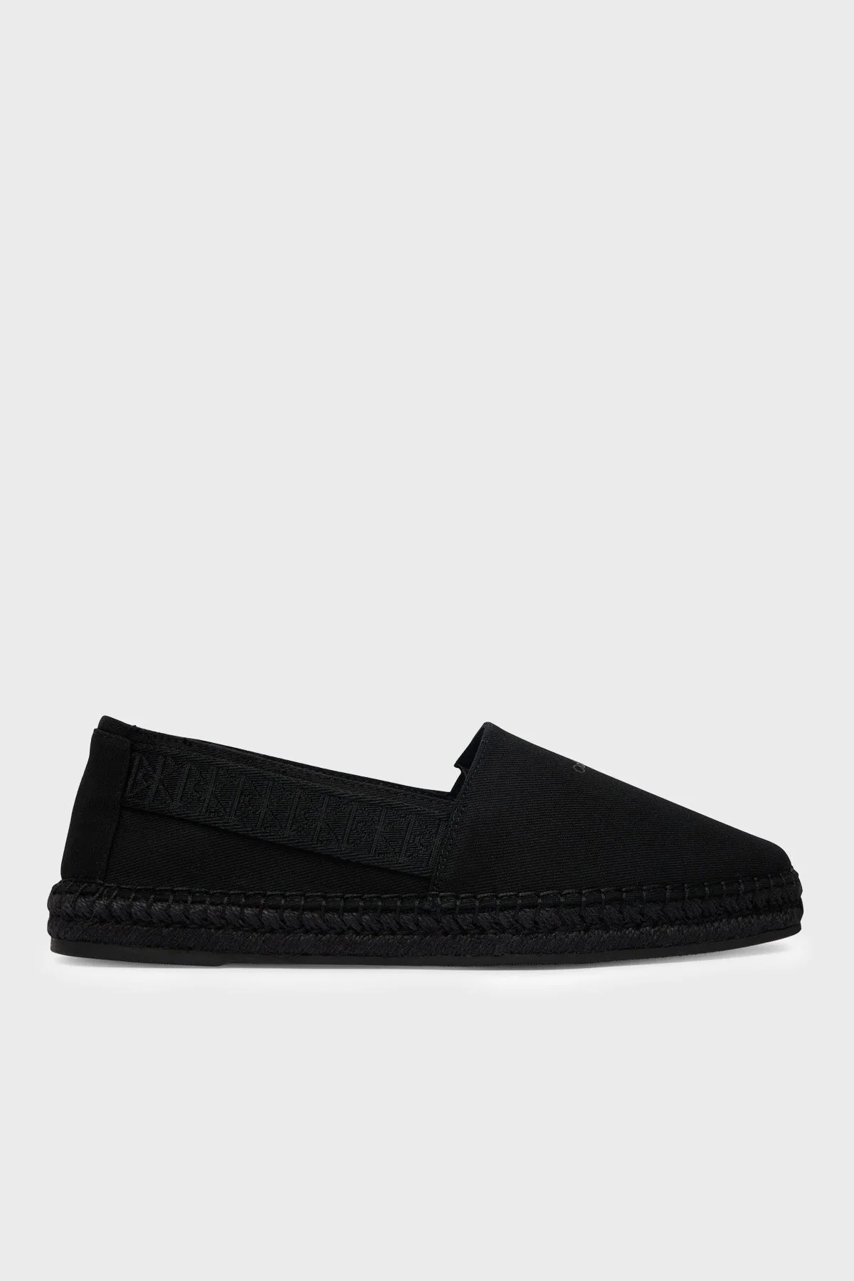 Calvin Klein Logolu HM0HM020750GJ Erkek Espadril HM0HM02075 0GJ SİYAH - 1