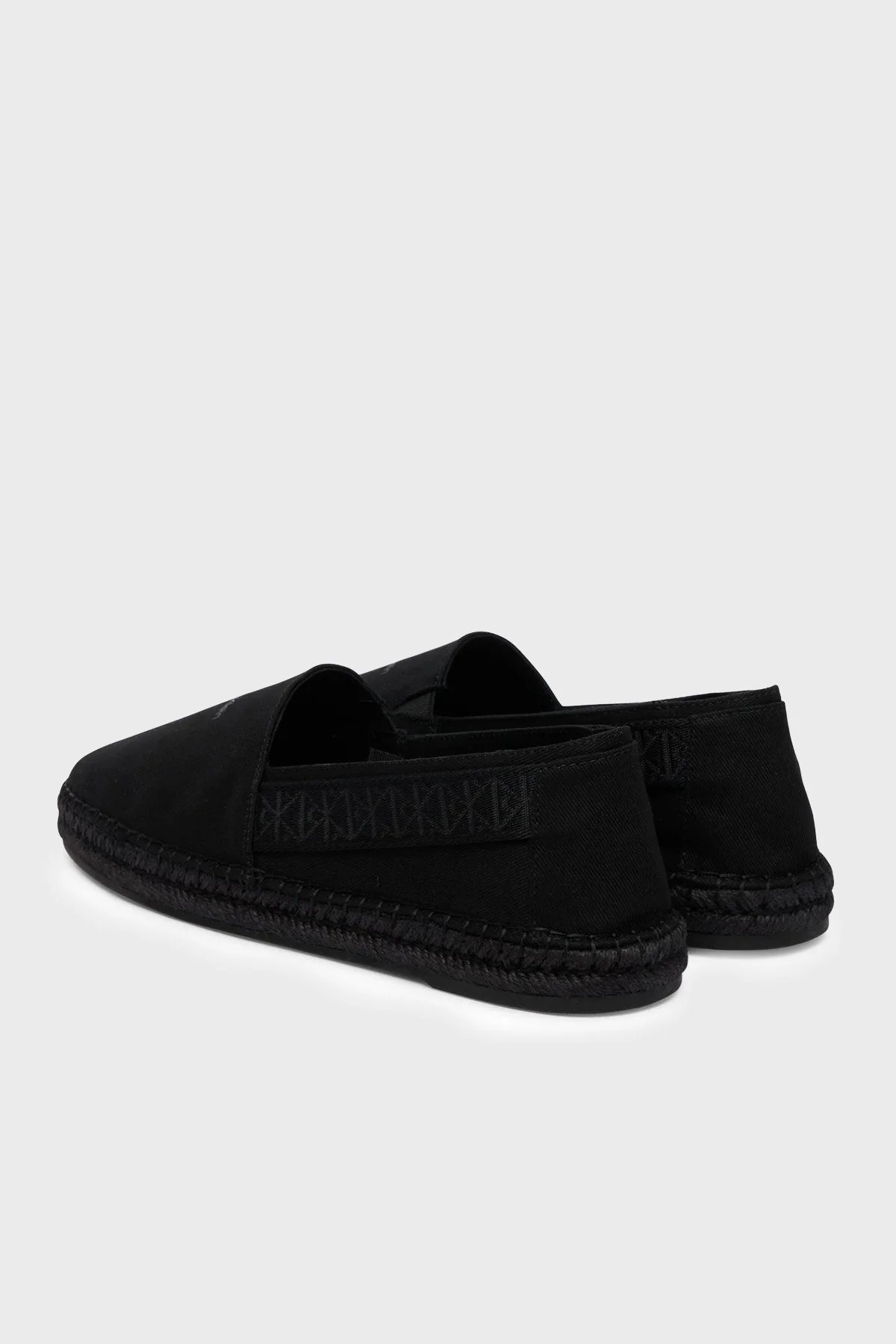 Calvin Klein Logolu HM0HM020750GJ Erkek Espadril HM0HM02075 0GJ SİYAH - 3