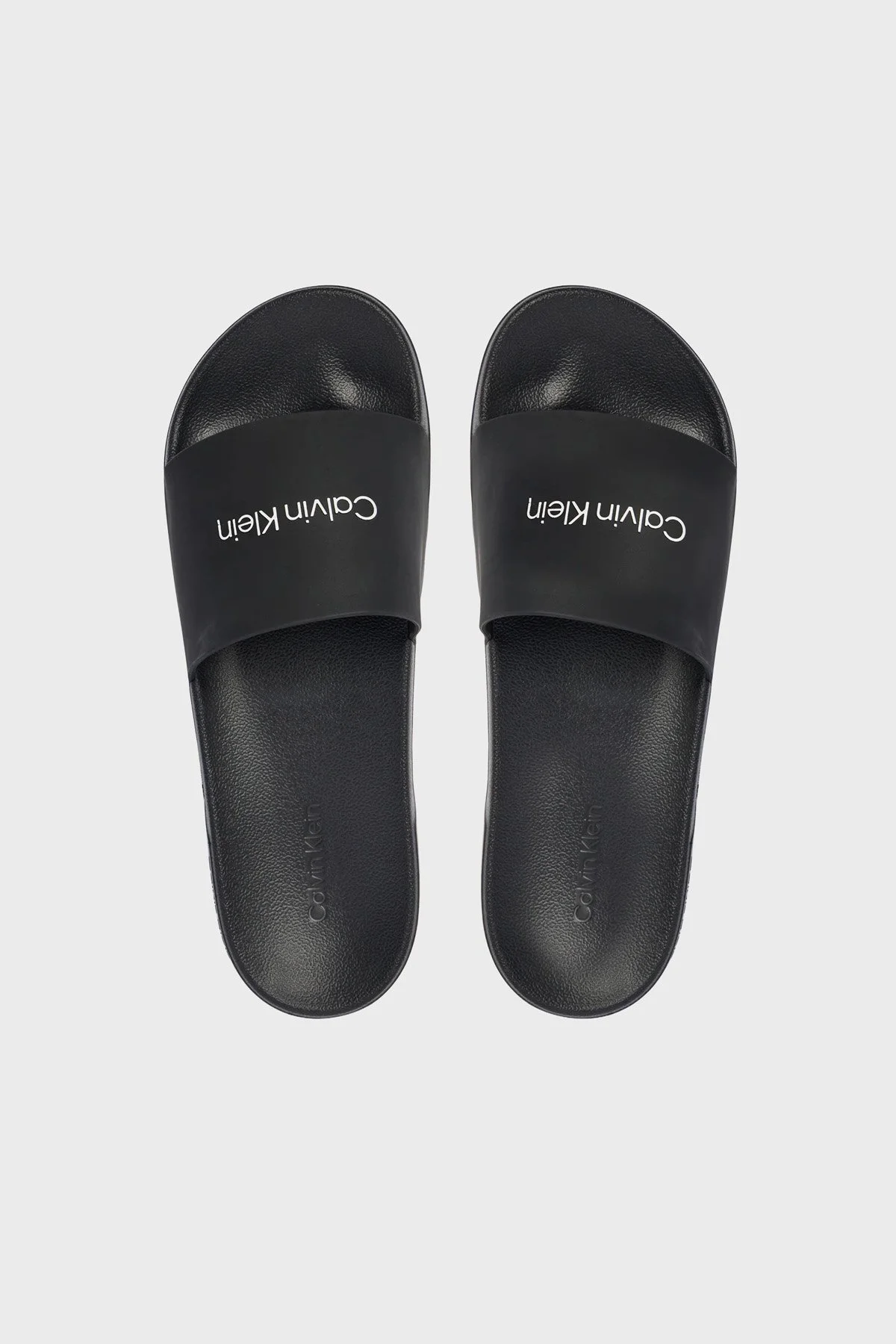 Calvin Klein Logolu HM0HM021070GJ Erkek Terlik HM0HM02107 0GJ SİYAH - 3