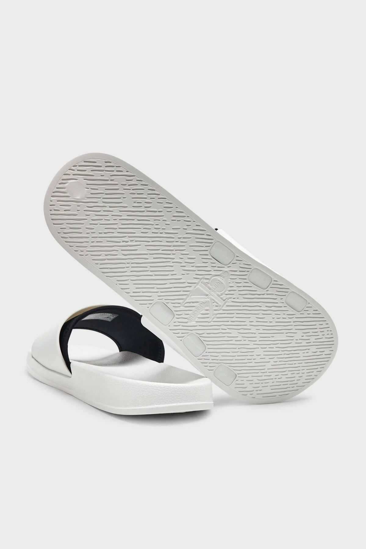 Calvin Klein Logolu HM0HM02229YBR Erkek Terlik HM0HM02229 YBR BEYAZ - 5