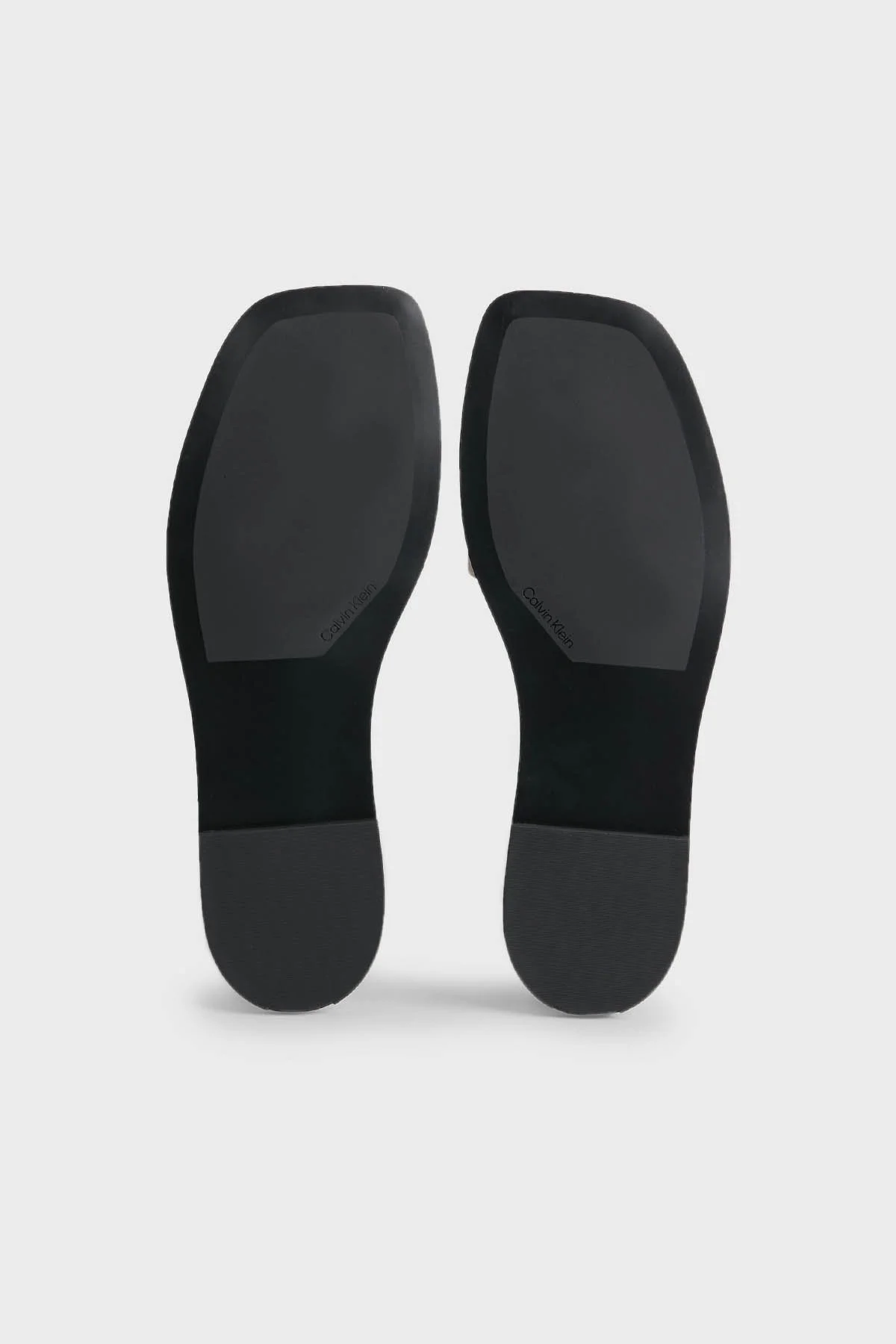 Calvin Klein Logolu HW0HW00817ABH Bayan Terlik HW0HW00817 ABH BEJ - 5