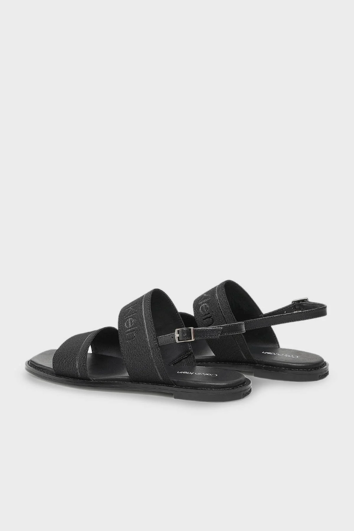 Calvin Klein Logolu HW0HW01496BEH Bayan Sandalet HW0HW01496 BEH SİYAH - 3