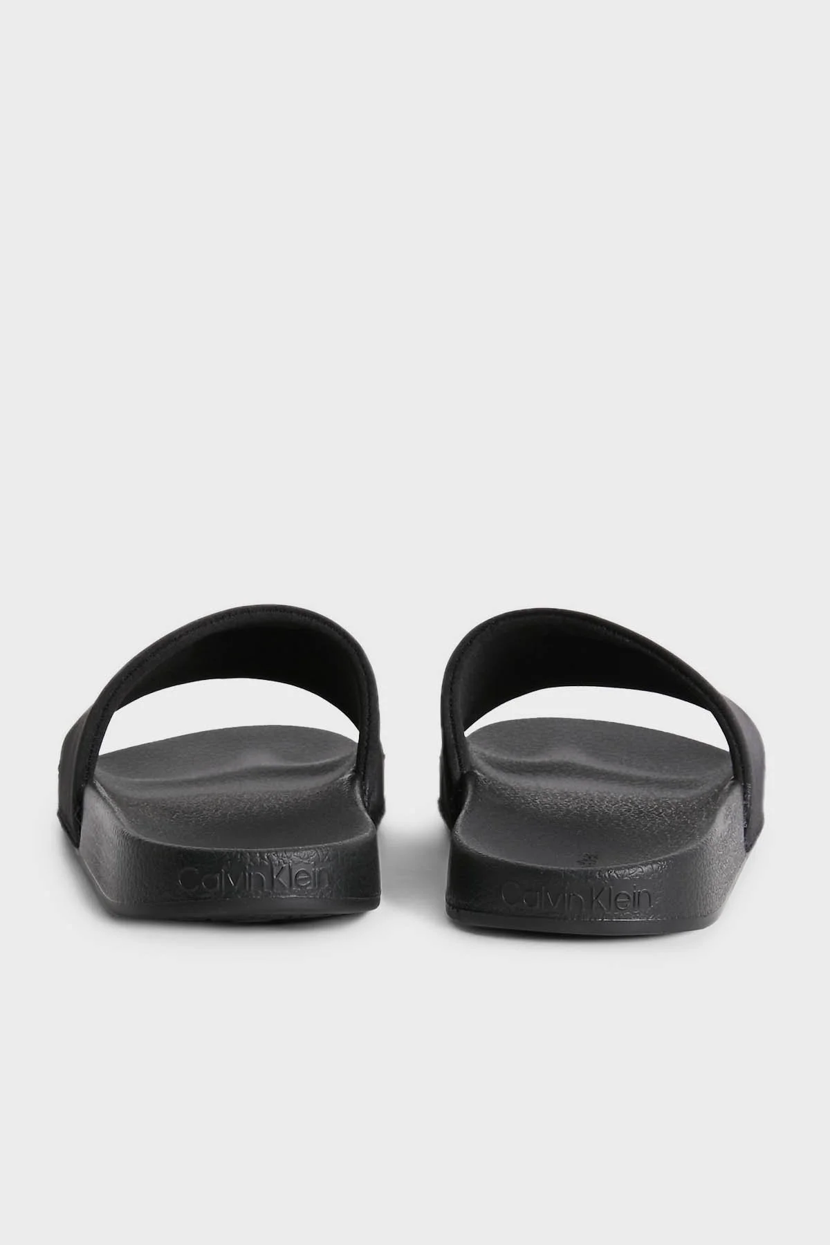 Calvin Klein Logolu HW0HW015080GM Bayan Terlik HW0HW01508 0GM SİYAH - 5