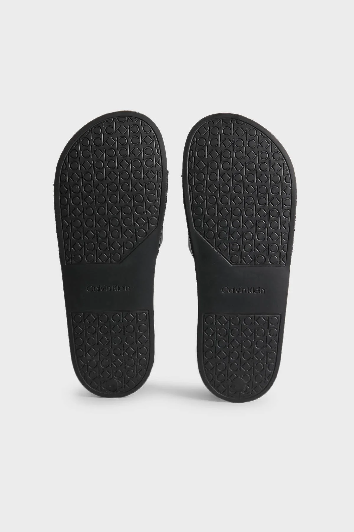 Calvin Klein Logolu HW0HW015080GM Bayan Terlik HW0HW01508 0GM SİYAH - 6