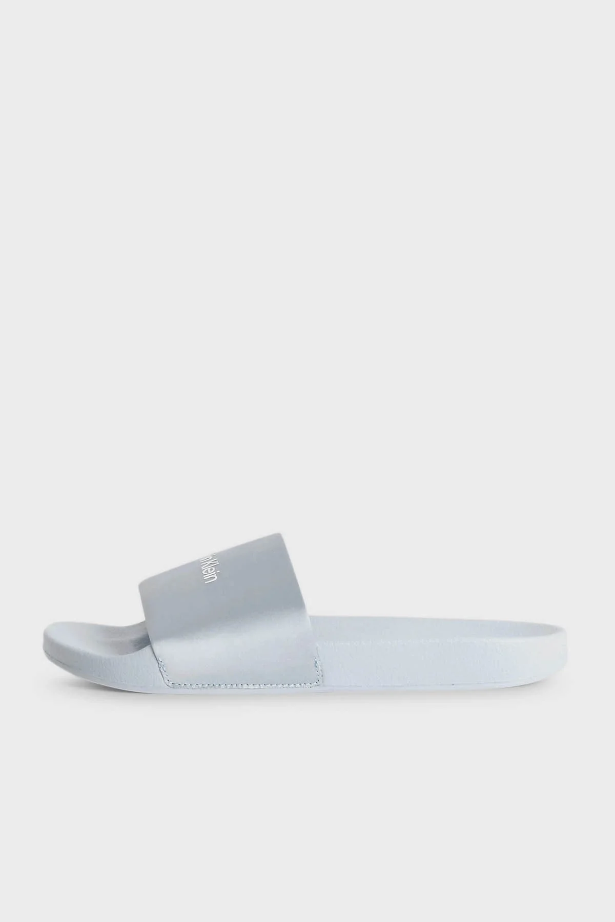 Calvin Klein Logolu HW0HW015080GY Bayan Terlik HW0HW01508 0GY AÇIK MAVİ - 2