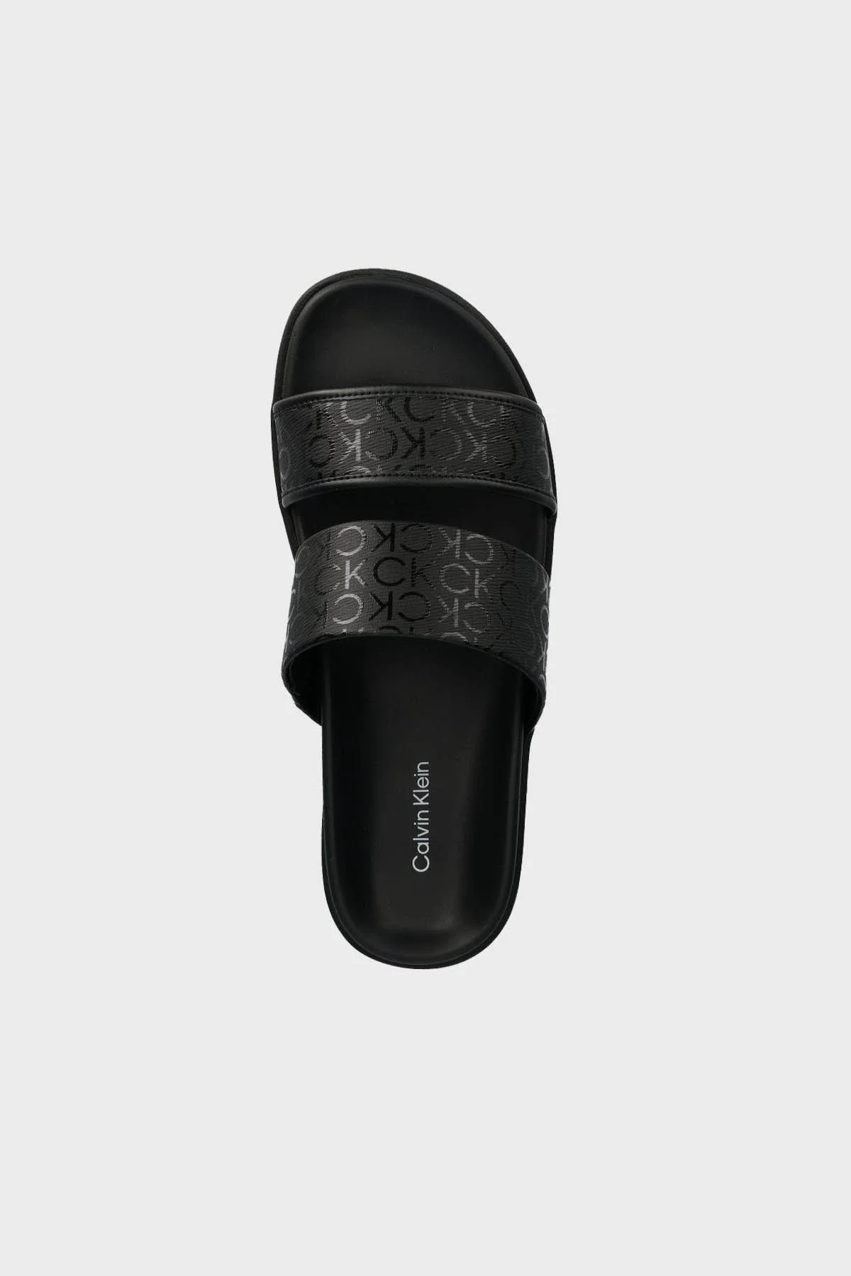 Calvin Klein Logolu HW0HW01957BEH Bayan Terlik HW0HW01957 BEH SİYAH - 4