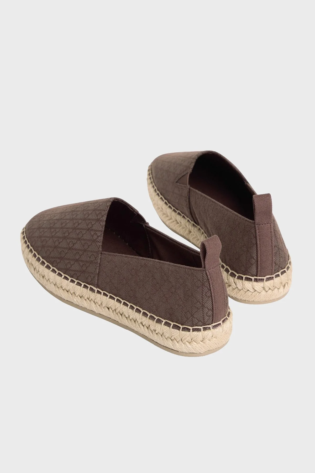 Calvin Klein Logolu HW0HW02933 Kadın Espadril HW0HW02933 HJO KAHVE - 4