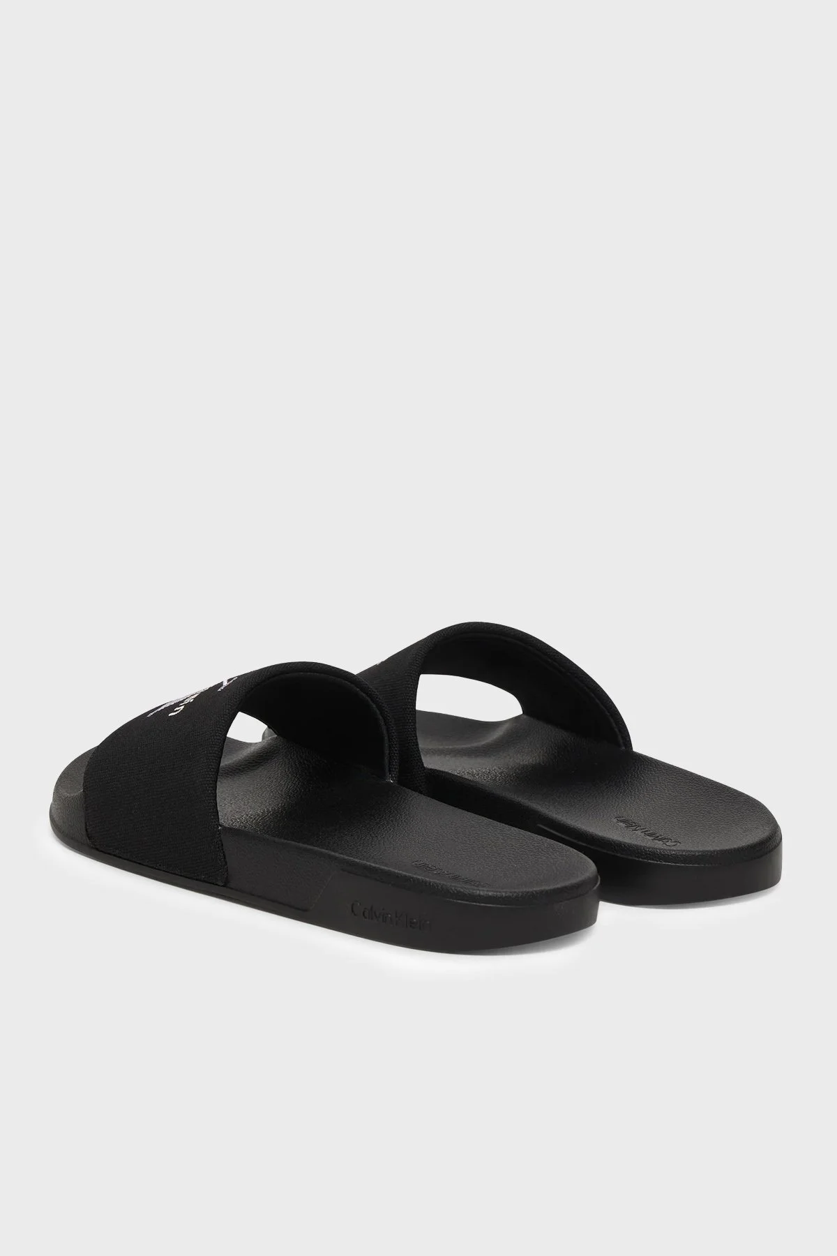 Calvin Klein Logolu HW0HW0295806U Bayan Terlik HW0HW02958 06U SİYAH - 5