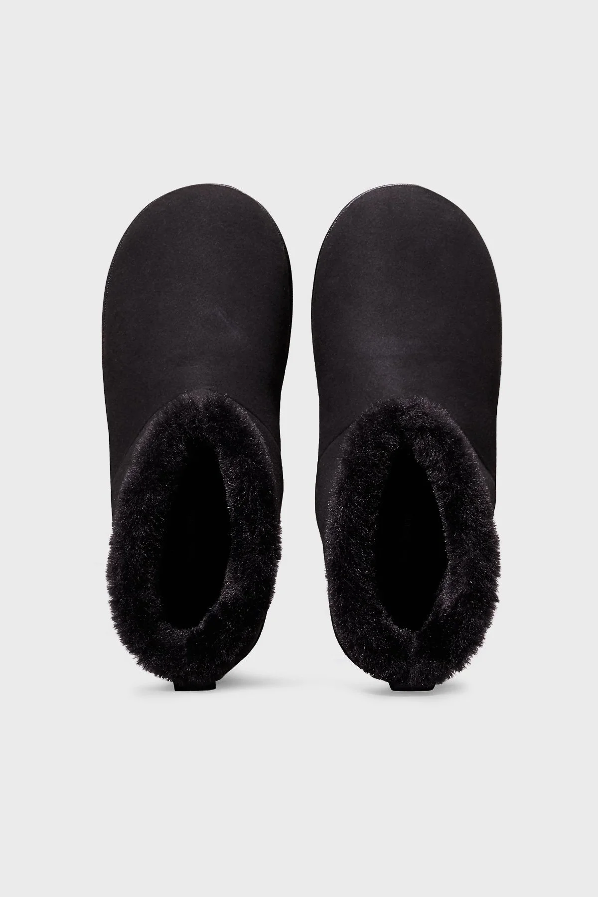 Calvin Klein Logolu İç Kısım Yumuşak Tüylü YW0YW015920GJ Bayan Bot YW0YW01592 0GJ SİYAH - 4