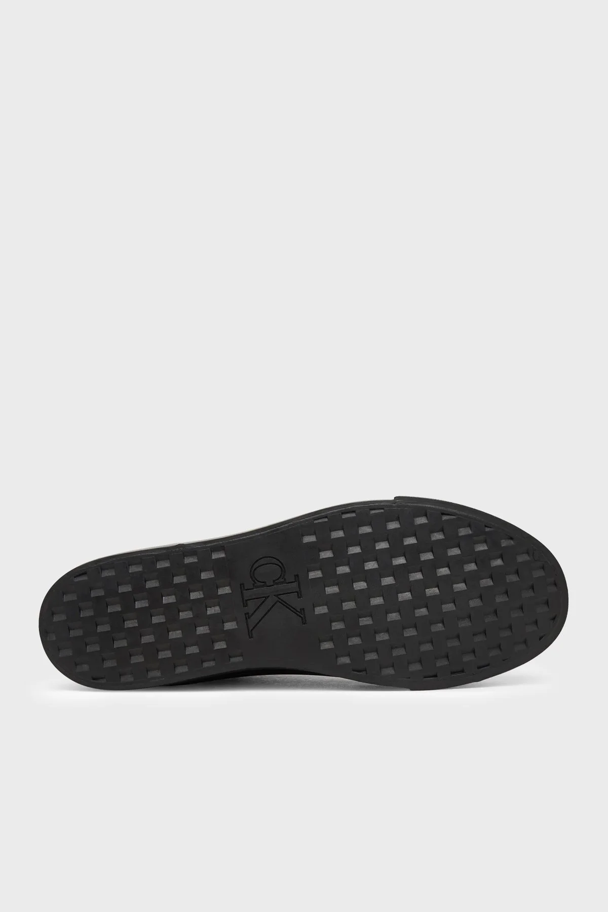 Calvin Klein Logolu İçi Kürklü Deri Sneaker HW0HW032350GJ Kadın Ayakkabı HW0HW03235 0GJ Siyah - 5