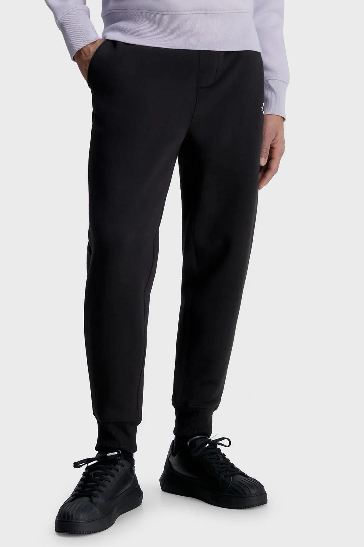 Calvin Klein Logolu Jogger Eşofman J30J323497BEH Erkek Pantolon J30J323497 BEH SİYAH - 3