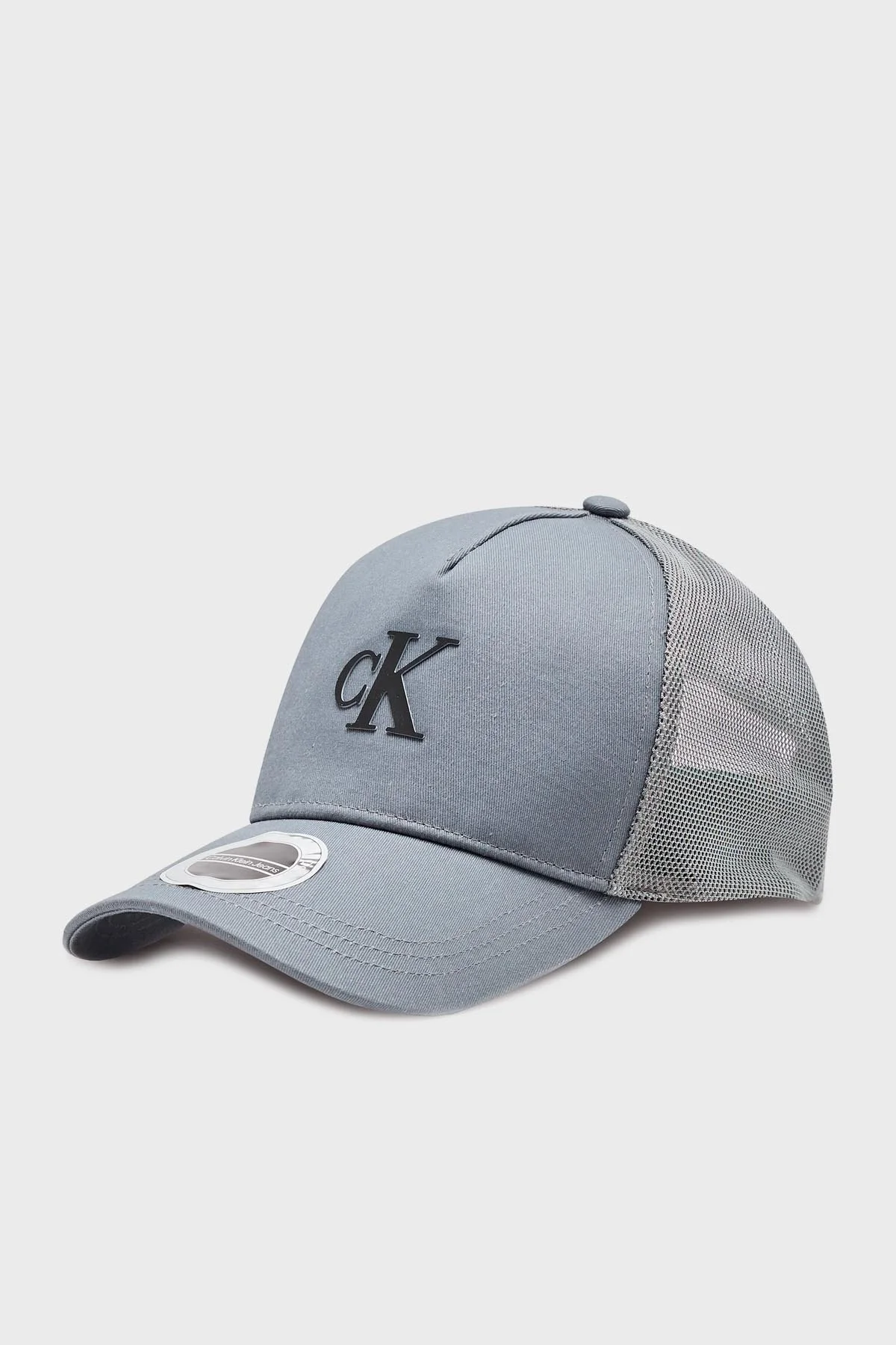 Calvin Klein Logolu K50K510171PN6 Erkek Şapka K50K510171 PN6 GRİ - 1