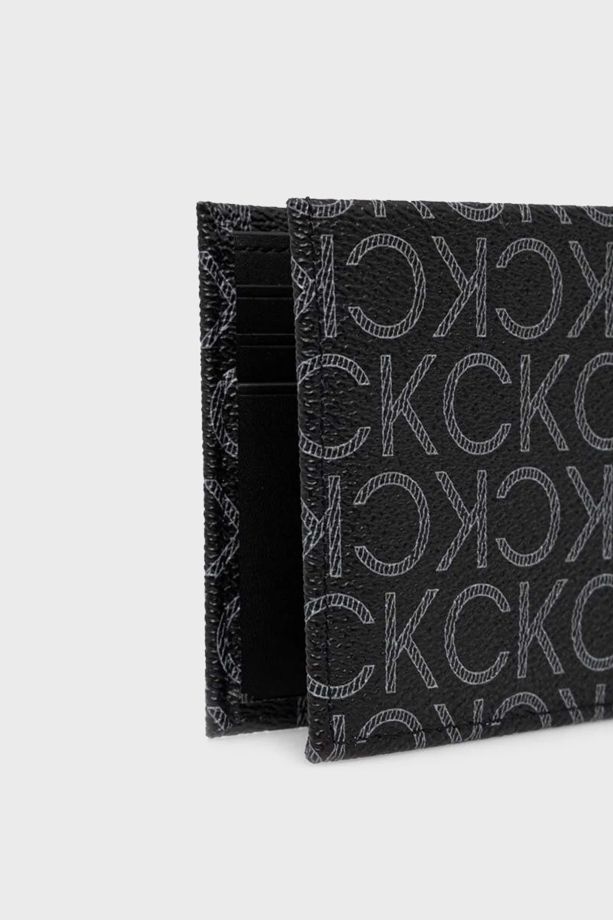 Calvin Klein Logolu K50K5116740GJ Erkek Cüzdan K50K511674 0GJ SİYAH - 2