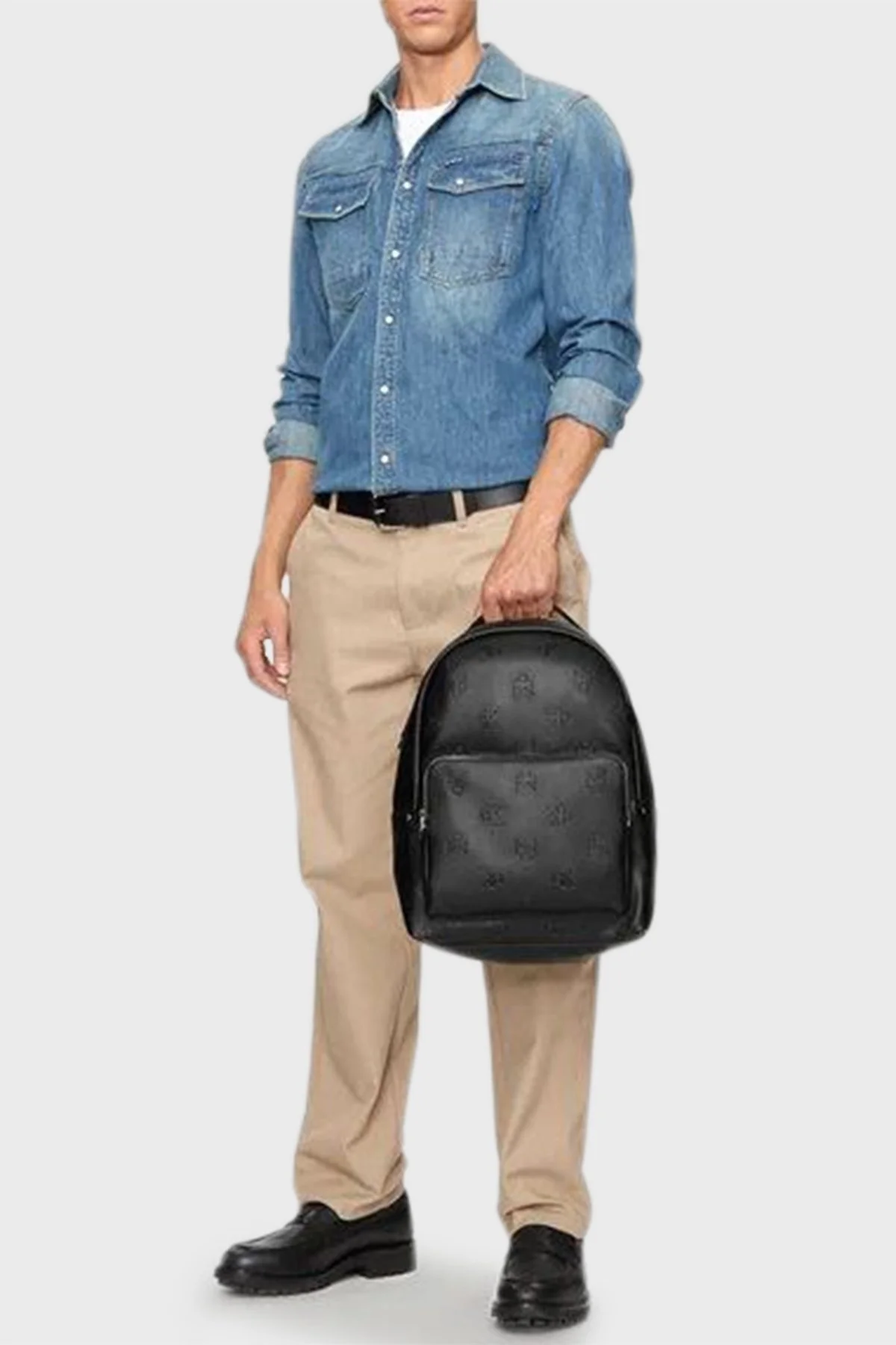 Calvin Klein Logolu K50K5120230GK Erkek Sırt Çantası K50K512023 0GK SİYAH - 2