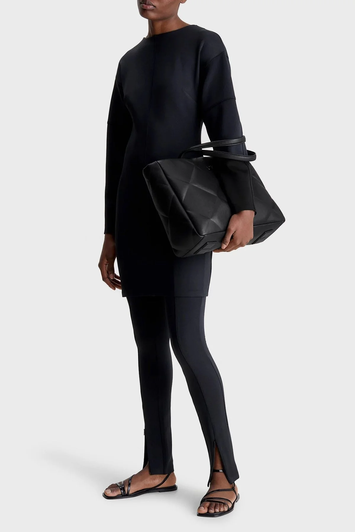 Calvin Klein Logolu K60K610761BAX Bayan Çanta K60K610761 BAX SİYAH - 2