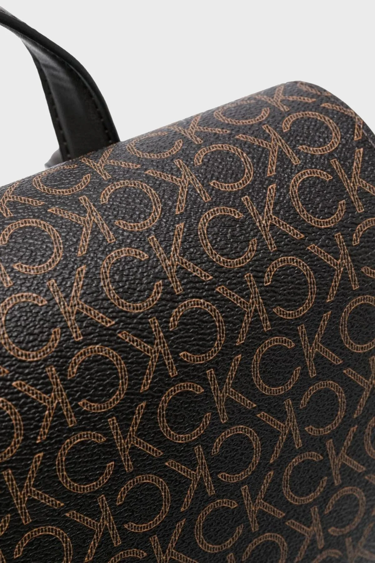 Calvin Klein Logolu K60K6109220HD Bayan Çanta K60K610922 0HD KAHVE - 4