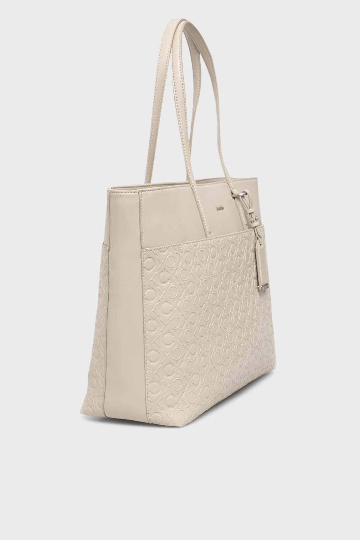 Calvin Klein Logolu K60K610924PEA Bayan Çanta K60K610924 PEA BEJ - 2