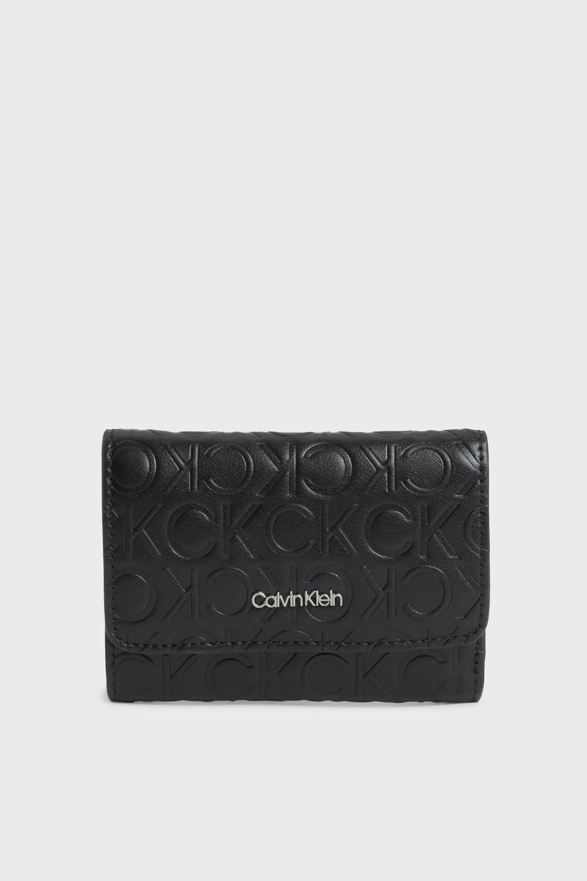 Calvin Klein Logolu K60K611325BAX Bayan Cüzdan K60K611325 BAX SİYAH - 1