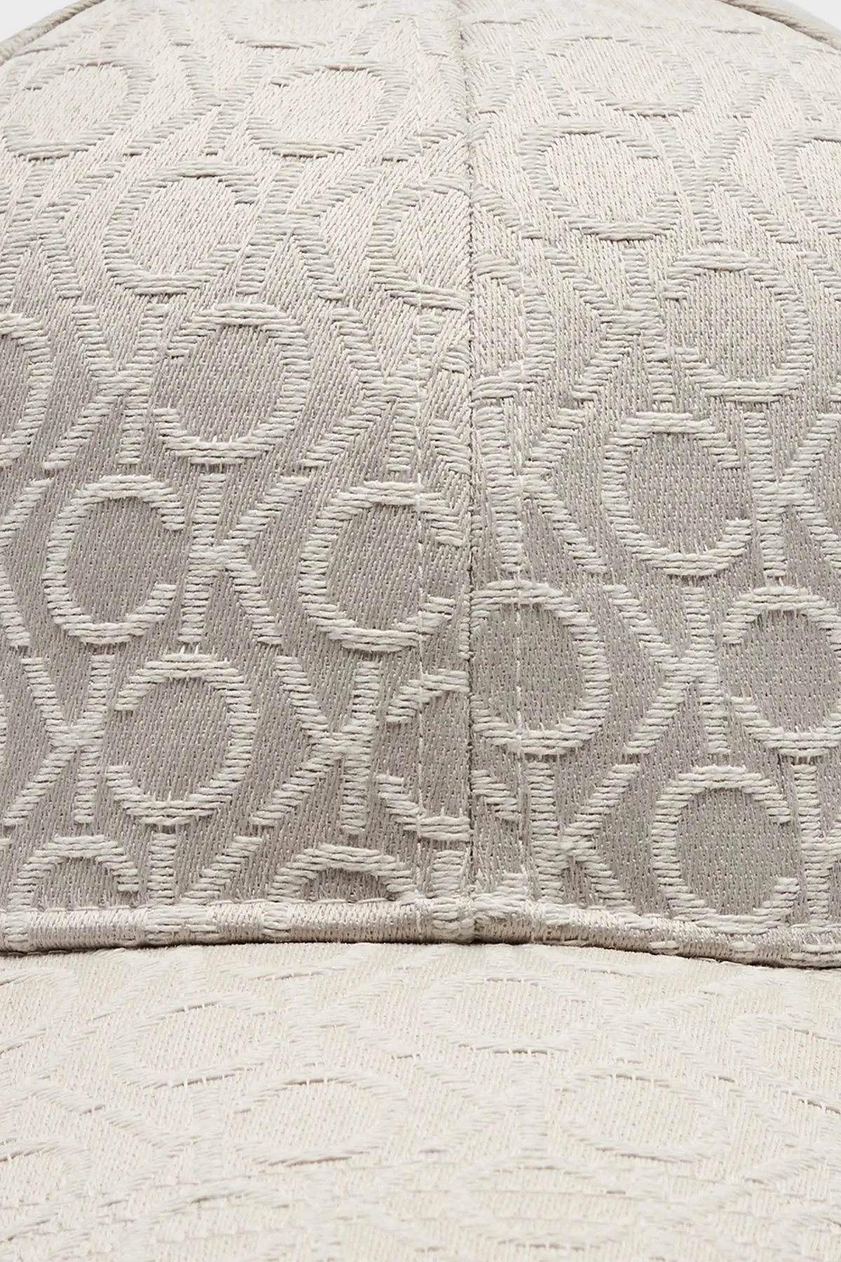 Calvin Klein Logolu K60K612032PCJ Bayan Şapka K60K612032 PCJ BEJ - 6