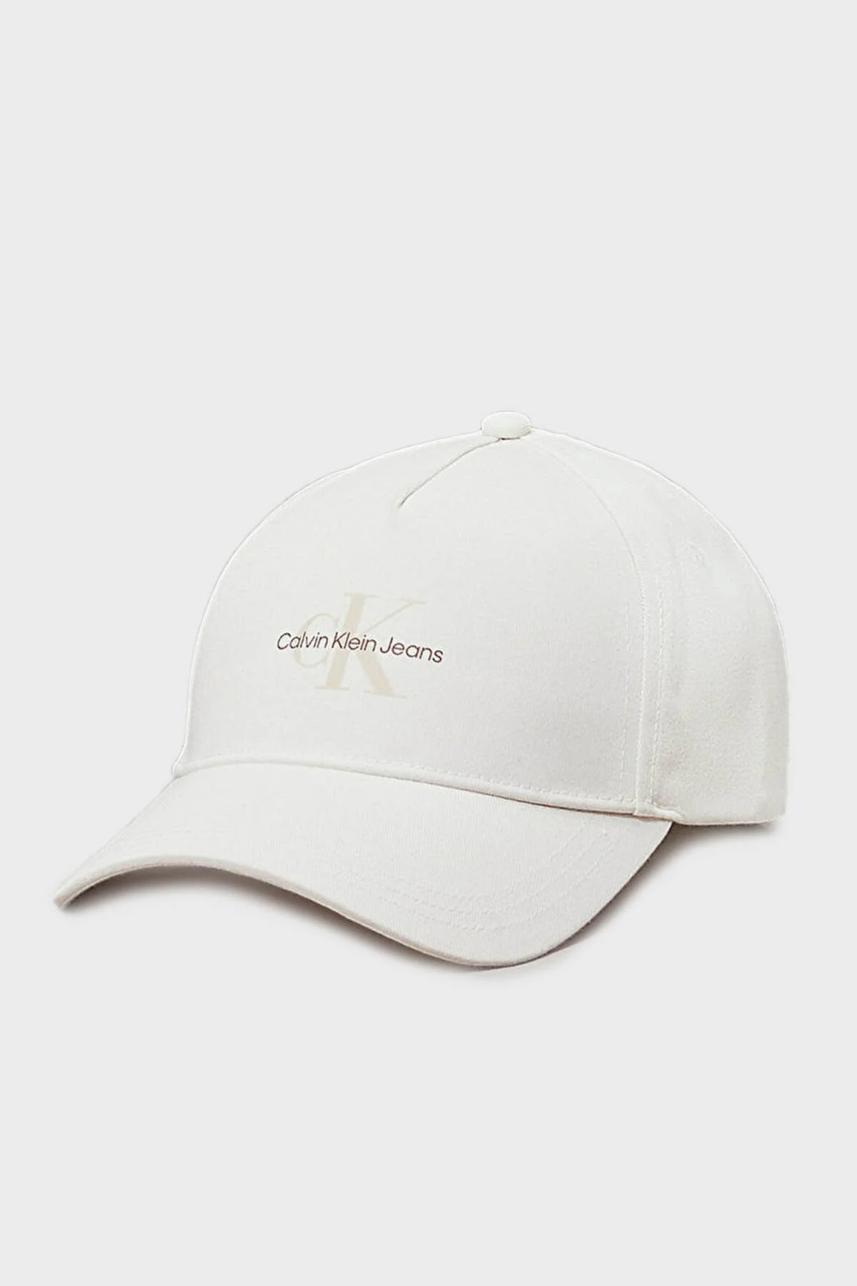Calvin Klein Logolu K60K613056YAS Bayan Şapka K60K613056 YAS BEYAZ - 1