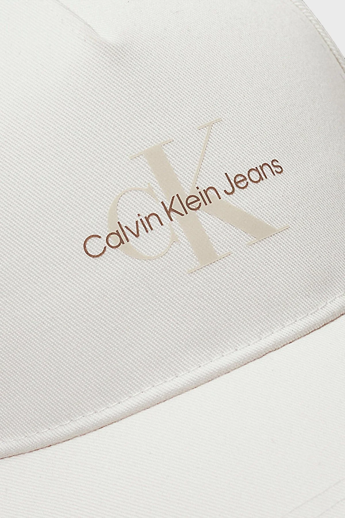 Calvin Klein Logolu K60K613056YAS Bayan Şapka K60K613056 YAS BEYAZ - 5